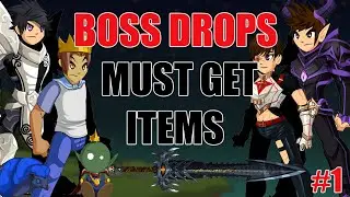 AQW Must Get Boss Drops And Their Items #1 |Pitch Black Dungeon House - Evolved Soul Ripper And More