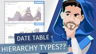 Implementing Different Date Table Hierarchy Types in Power BI