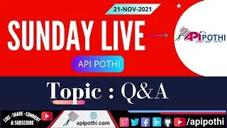 APIPOTHI Sunday Live