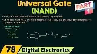 NAND Gate as Universal Gate (Part 1)