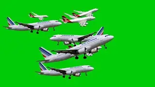 4k hd green screen Airplane  Full HD 4k HD
