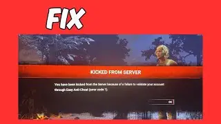 Dead by Daylight "Kicked from Server" Error Code 1 | FIXED!