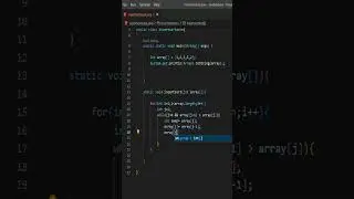 Insertion sort in Ascending order | Insertion sort | Java Programming | 