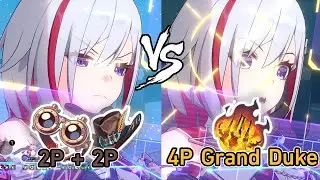 Topaz New Relic Set Grand Duke vs 2P Fire 2P ATK Damage Comparison - Honkai Star Rail Topaz Build