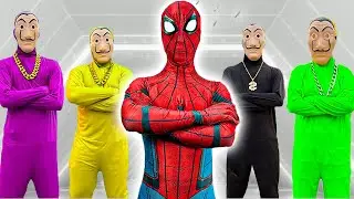 3 SPIDER-MAN Bros vs BAD GUY TEAM  Hey Spider-Man , Go To Trainning Nerf Gun By YOPY HERO