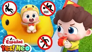 Seguridad en la Piscina | Yes! Neo | Canciones Infantiles | BabyBus en Español