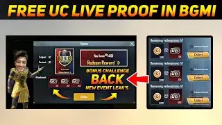 😍FREE 1050+ UC IN BGMI - BIGGEST FREE UC EVENT IS HERE - HOW TO ACTIVATE UC BONUS CHALLENGE IN BGMI