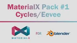 MaterialX Pack 1 for Blender // Cycles, Eevee and Octane!