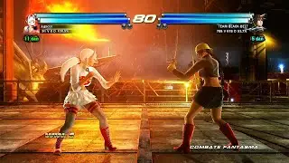 L7 224_7 Kunimitsu y Yoshimitsu vs Michelle Ryona y Feng - Tekken Tag 2 ( Anakin-x24 ) PS3 OffLine