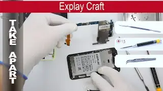 How to disassemble 📱 Explay Craft , Take Apart, Tutorial