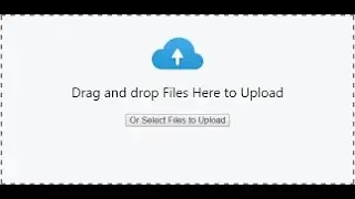 Drag and drop upload file in html with JavaScript, CSS, Tailwindcss and php.