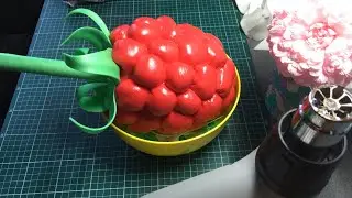 Большие ростовые цветы | Бесплатный мастер-класс малина из изолона | DIY Raspberry