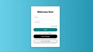 Simple Login Form using HTML and CSS | HTML CSS Tutorial