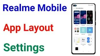 App Layout Settings In Android Realme Mobile