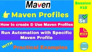 Maven Profiles | How to create and activate Maven Profile | Run automation with Maven Profile | 2022