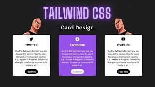 🔥Create cards in Tailwind CSS tutorial