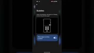 How to Enable Chat Bubbles on Android 14 | Turn Off Chat Bubbles Android #shorts #android14