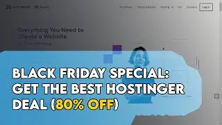 BLACK FRIDAY SPECIAL: Get the Best Hostinger Deal (80% Off) 🔥