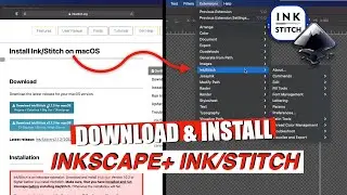 How to Install Inkscape & Ink/Stitch - FREE EMBROIDERY SOFTWARE for DIGITIZING *2022*