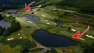 Pond Hopping INSANE GOLF COURSE For GIANT BASS!