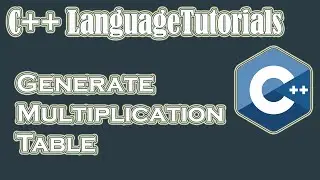 How to create a Simple Multiplication Table using C++ language