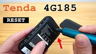 Tenda 4G185 mobile 4G router Wi-Fi • Factory reset