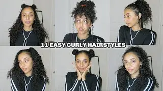 11 EASY HAIRSTYLES FOR NATURAL CURLY HAIR