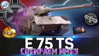 ОБЗОР E 75 TS ✮ СБОРКА ДЛЯ ИМБЫ ✮ Полевая модернизация и оборудование E 75 TS WoT ✮ World of Tanks