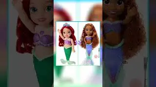 Ariel cartoon 1989 VS Ariel movie 2023 #shorts #littlemermaid