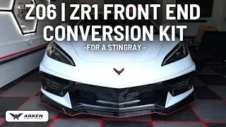 Z06/C8.R FRONT BUMPER CONVERSION FOR YOUR C8 STINGRAY | UNDER 2 HOURS | COMPLETE HOW-TO