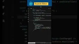 Search Filter in React|useState Hook | #shorts #youtubeshorts #reactjs