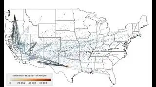 California Exodus Visualized By State