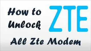 How To Unlock All zte Usb Modem Network & Sim Unlock  - ANY gsm carrier!