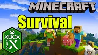 Minecraft Xbox Series X Gameplay Survival Part 1: Sandbox [Xbox Game Pass]