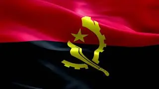 Angola Flag Animation 4K | Angola Flag Waving HD | Free Flag Animation | Siddam Bharat