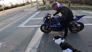 Ninja 400 Chasing A Yamaha R6!