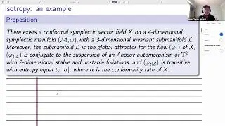 Invariant submanifolds for conformal dynamics - Marie-Claude Arnaud