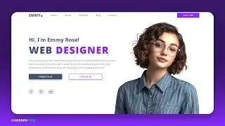 How to create Portfolio Website Using HTML and CSS | Full Web Design Process [STEP-BY-STEP GUIDE]