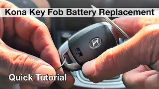 2023 Hyundai Kona Remote Key Fob Battery Replacement