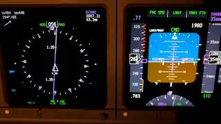 An overtaking B777 shows up on the radar altimeter in cruise