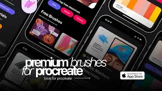 Лучшие кисти для Procreate. Приложение в App Store!