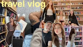 VLOG: traveling to texas! 🤠👢⭐️ (hanging with besties, road tripping, + going to bookstores)