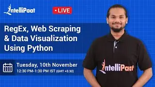 Python Regular Expression | Web Scraping Python | Data Visualization Using Python | Intellipaat