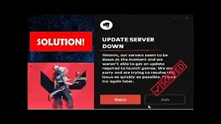 How to Fix Valorant Server Update Error| Server Down Error |Valorant Server Down |100% Fixed - 2022