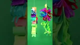 Colorful Paper Flower Mobiles