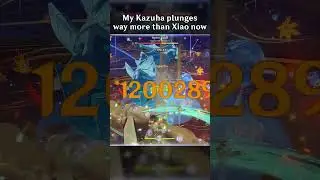 MY KAZUHA PLUNGES MORE THAN XIAO NOW