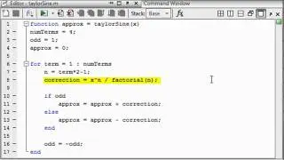 MATLAB tutorial: Functions with one input and one output