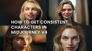 ⭐Exclusive Tutorial⭐ How to get Consistent Characters in Midjourney V 4 | By 