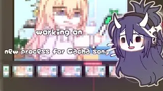 Working on process!💗 | Part 1✨ | Gacha club 🌷| song: Strongest 💪