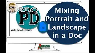 Google Docs: Use Portrait / Landscape in Same Doc!
